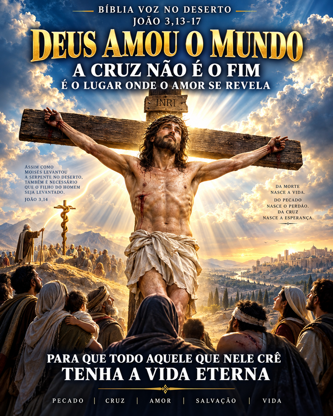 Reflexão do Evangelho de Jesus Cristo Segundo João 3,13-17